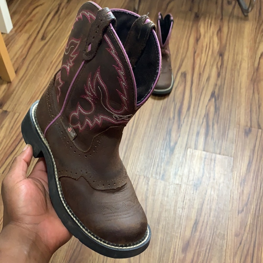 Justin Gypsy Western Boots (6.5B) - Picture 8 of 14